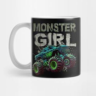 Monster Truck Girl Family Matching Monster Truck Lovers Mug